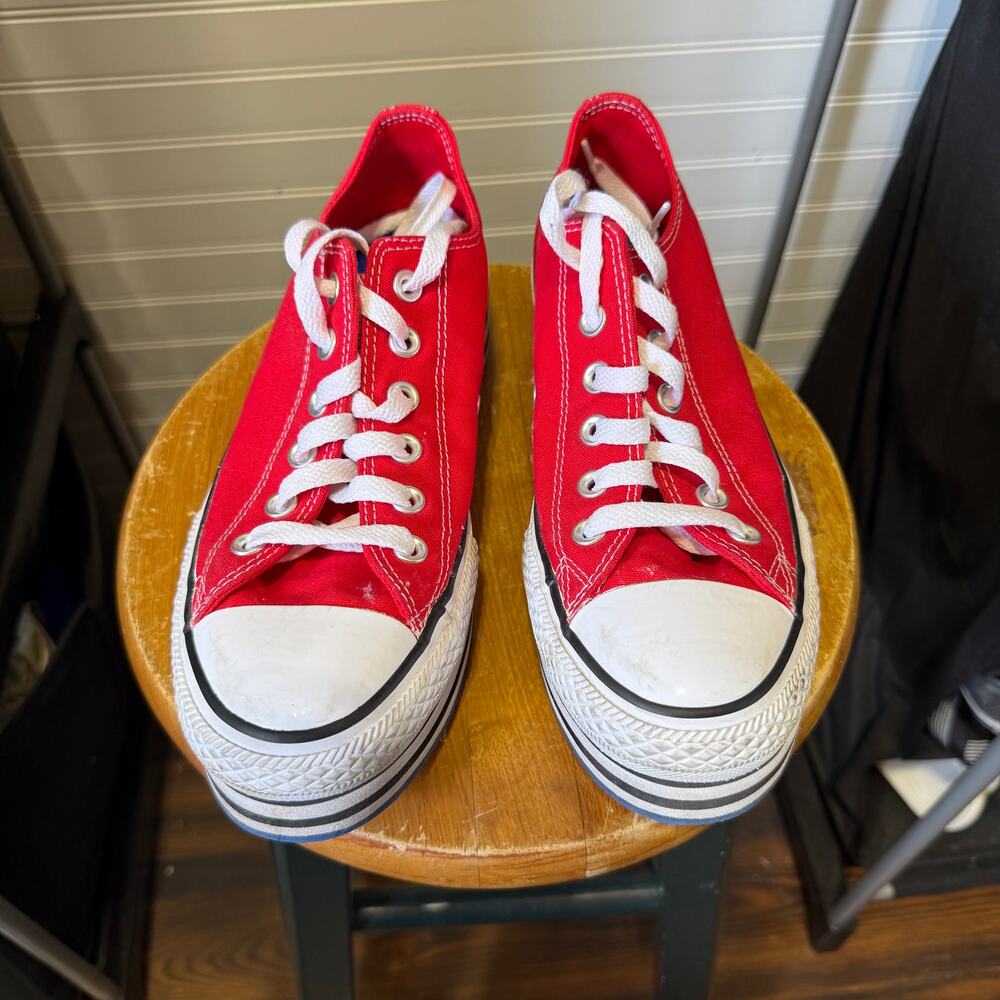 Converse Chuck Taylor All Star Lift Platform Canvas Sneakers Size 8 - Picture 7 of 10